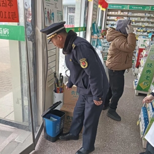 南村執(zhí)法中隊加強節(jié)前垃圾分類執(zhí)法宣傳！