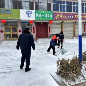 龍年大規(guī)模雨雪“上線”店子執(zhí)法中隊(duì)以“雪”為令保暢通