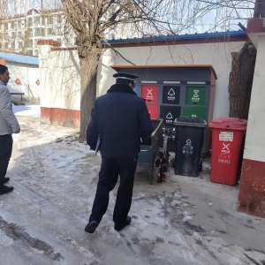 同和執(zhí)法中隊(duì)：“推動垃圾分類，共創(chuàng)美好未來”